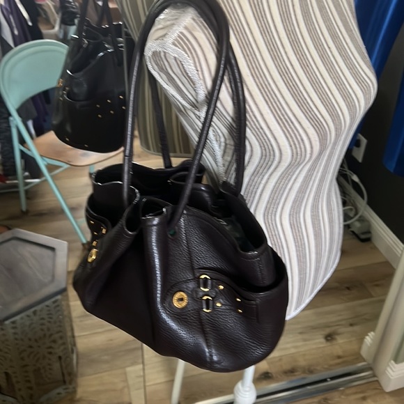 1 hour sale. Cole Haan, brown leather purse - Picture 7 of 12